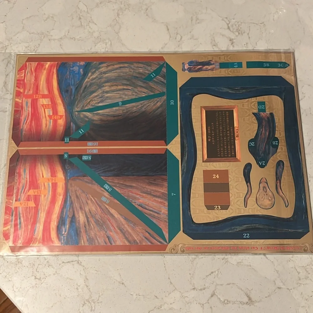 NWT  'The Scream' Paper Tatebanko Diorama - Picture 3 of 9